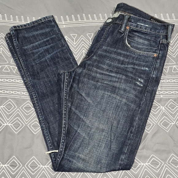 All Saints Kanaba Pistol Men's Distressed Slim Fit Jeans Size 32 - Picture 1 of 10